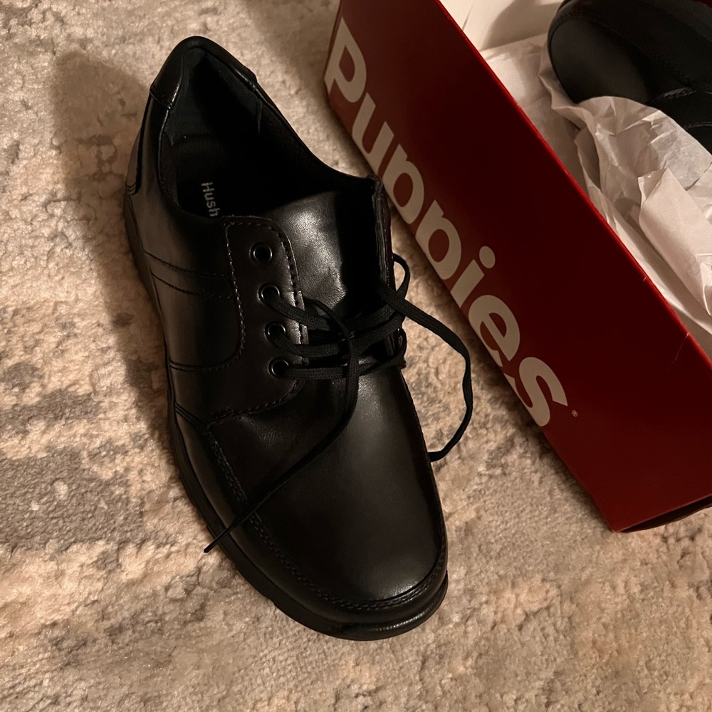 Hush Puppies Men's Classic Black Oxfords